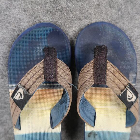 Quiksilver Shoes Kids 13 Sandals Flip Flops Slip On Casual Flat Active Swim - Picture 6 of 9